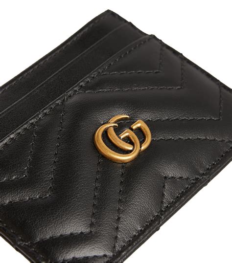 gucci leather card holder|gucci small card holder.